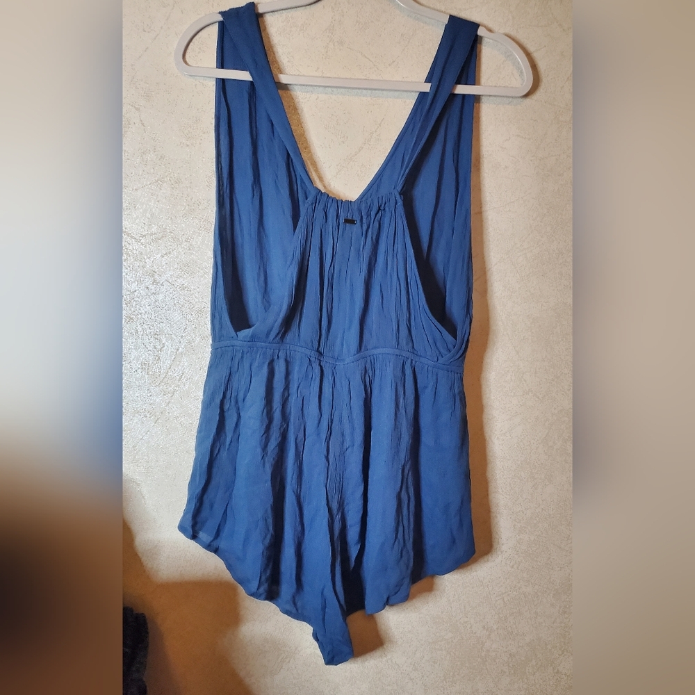 O'Neill Vibrant Blue Women's Romper - Picture 4 of 8